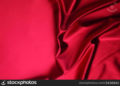 red satin background close up