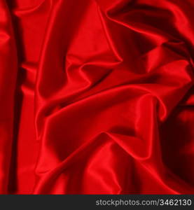 red satin background close up