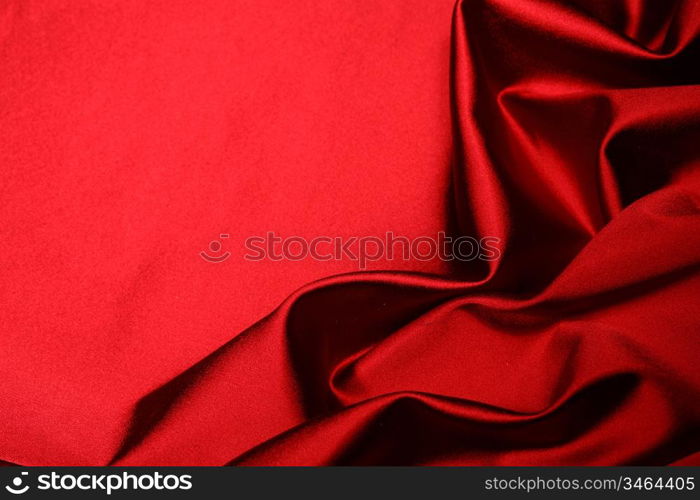 red satin background close up