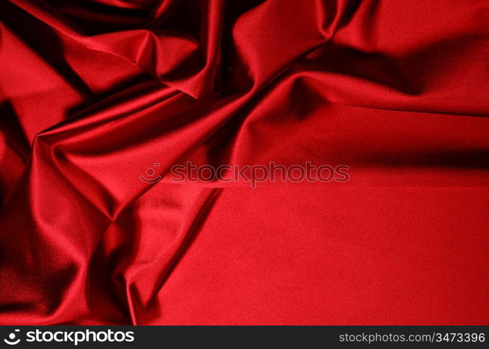 red satin background close up