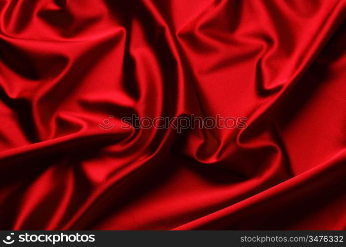 red satin background close up