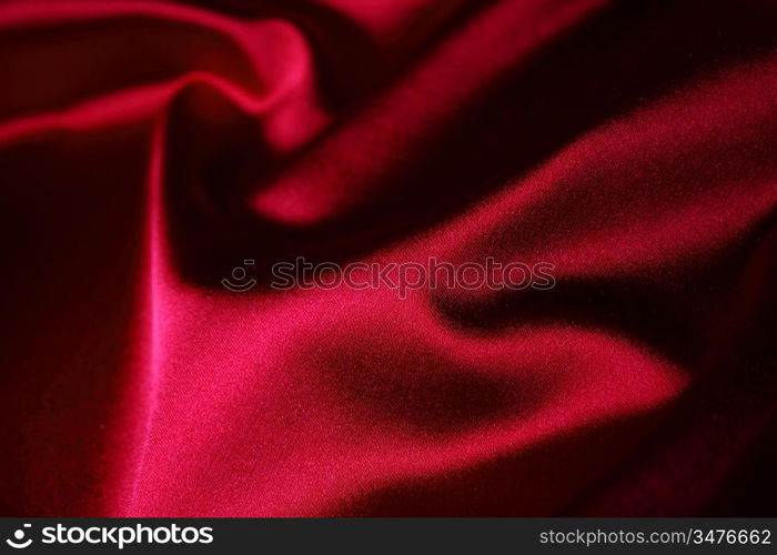 red satin background close up