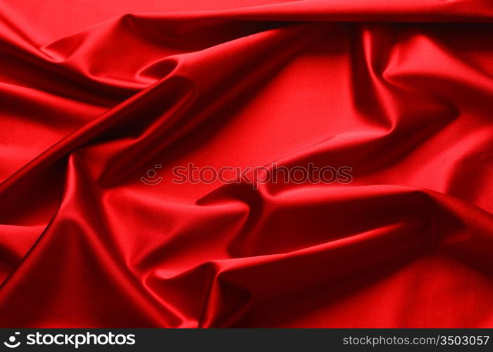 red satin background close up