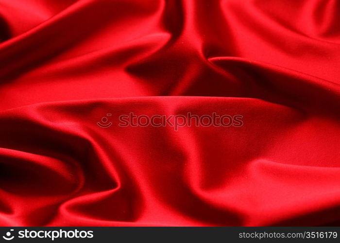 red satin background close up