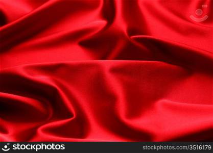 red satin background close up