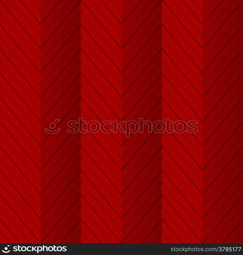 Red seamless pattern background with zigzag lines as folded paper&#xA;