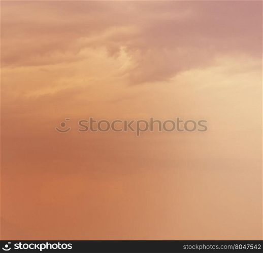 red sky with clouds background