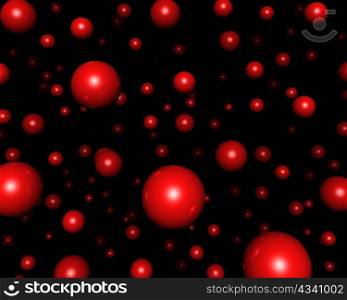Red spheres