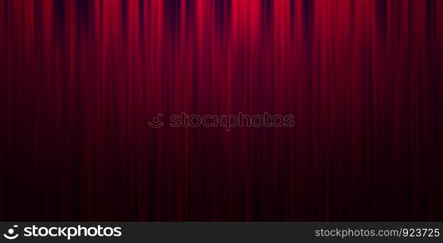 Red stage curtain background