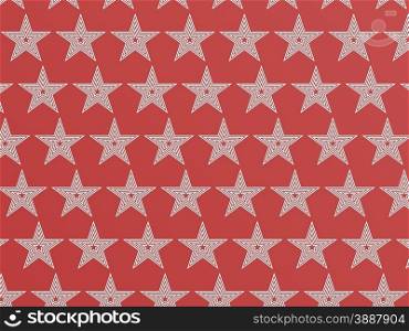 Red star pattern