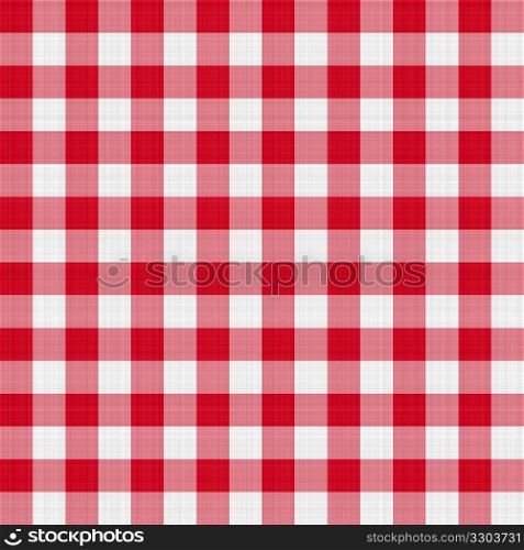 red table cloth