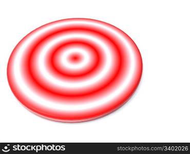 red target. 3d