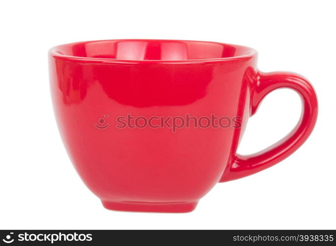 Red tea cup