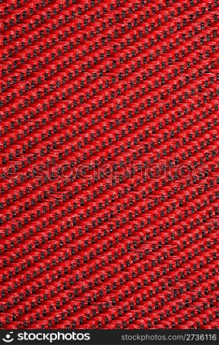 red textural fabric, pattern on diagonal