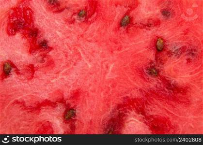 Red texture of sweet watermelon