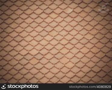 Red tiles roof pattern background