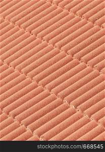 Red tiles roof texture architecture background, detail of house close up detail.. Red tiles roof texture architecture background,