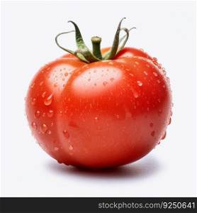 Red tomato. Illustration Generative AI
