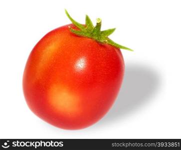 Red Tomatoes. Isoated on the white background