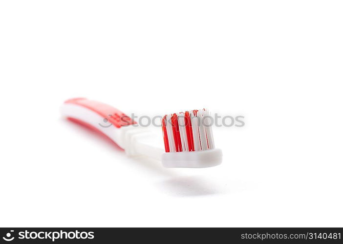 Red toothbrush