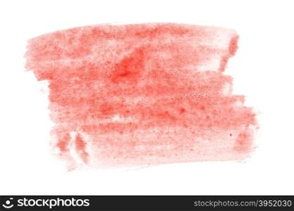 Red watercolor brush strokes - space for your own text