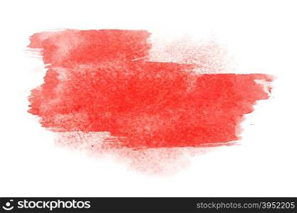 Red watercolor brush strokes - space for your own text