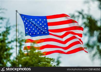 red white and blue american flag