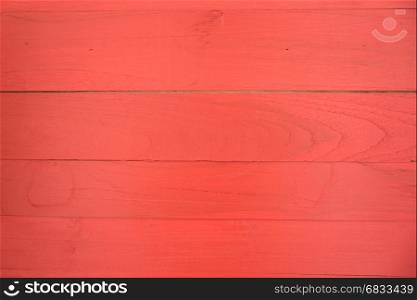 Red wooden background and texture.