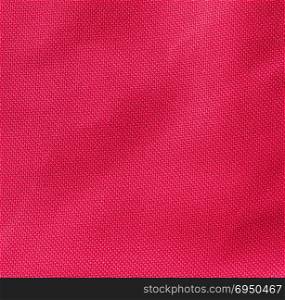 Red woven fabric texture background