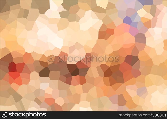 red, yellow and brown geometric mosiac background, Illustration art design background