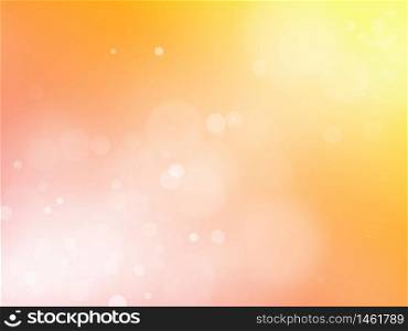 Red yellow bokeh abstract light background