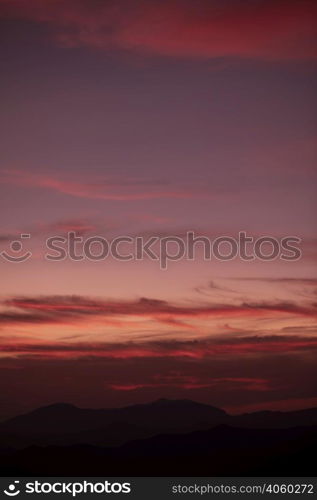 reddish clouded background sky
