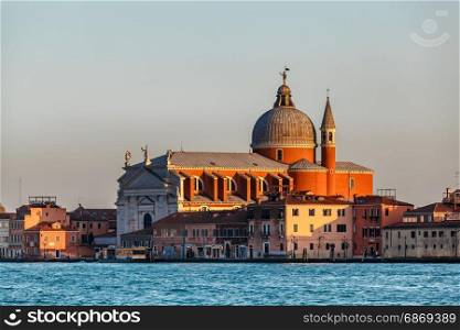 RedentoreSestiere Giudecca Church Facing Grand Canal in Venice, Italy