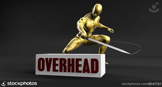 Reduce Overhead and Minimize Business Concept. Reduce Overhead