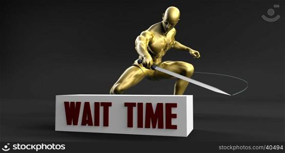 Reduce Wait Time and Minimize Business Concept. Reduce Wait Time