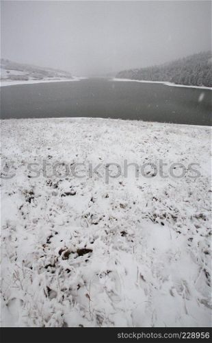 Reesor Lake in winter