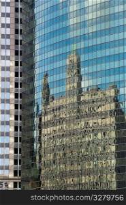 Reflection in Chicago Windows
