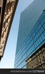 Reflection of buildings in Boston, Massachusetts, USA