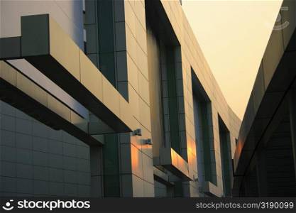 Reflection of sunlight on a building, Hong Kong, China