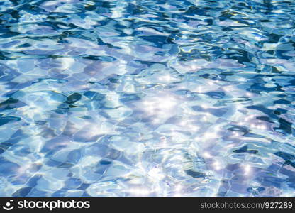 Reflection water in swimming pool