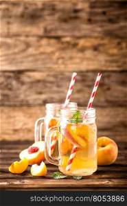 refreshing peach drink
