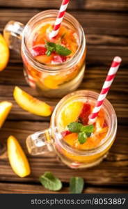 refreshing peach drink