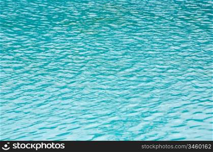 Refreshing water of swimming pool in summer