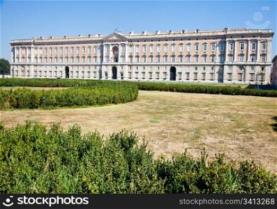 Reggia di Caserta (Caserta Royal Palace) during a sunny day