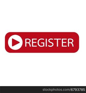 Register button icon illustration design