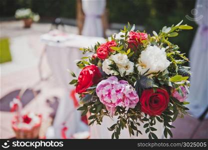 Registration of a place of wedding by flowers.. Wedding place of registration 1609.