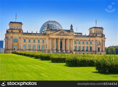 Reichstag Berlin building Deutscher Bundestag. The Reichstag Berlin building Deutscher Bundestag in Germany