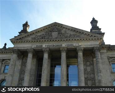 Reichstag, Berlin. Reichstag (The German Parliament) in Berlin, Germany