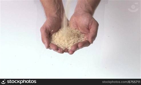 Reis fSllt in gefaltete HSnde