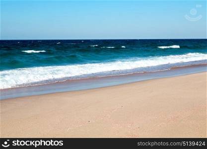 relax near sky in oman coastline sea ocean gulf rock and beach
